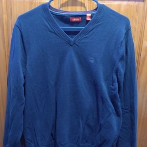IZOD V-Neck Sweater Navy Blue